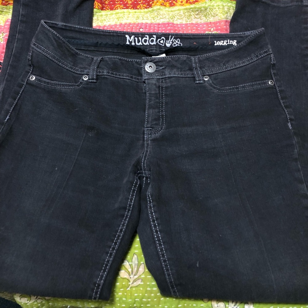 Black Denim Pants
